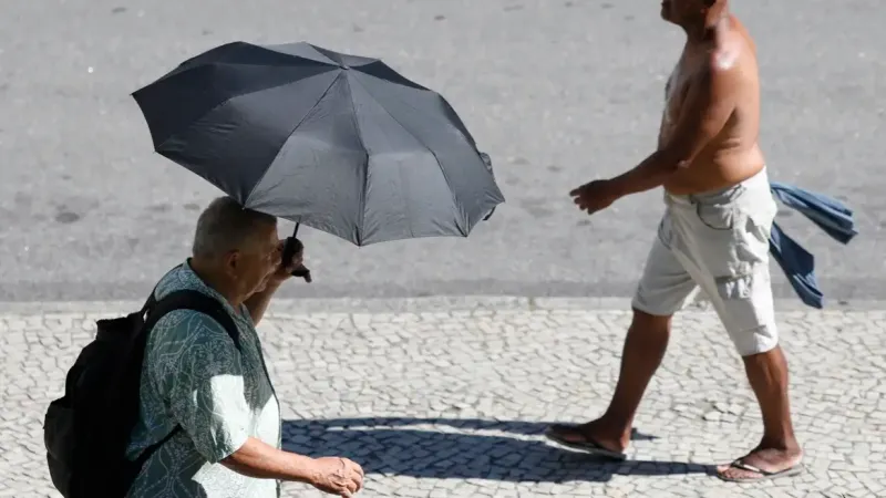 Com 40°C, Rio tem 450 atendimentos de saúde por dia por causa do calor