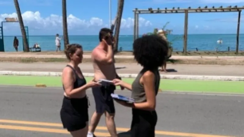 Saúde participa de ação alusiva ao movimento Abril Verde