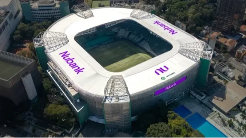 Nubank adquire naming rights do estádio do Palmeiras e público escolherá novo nome