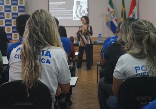 Polícia Científica reforça combate ao assédio com palestra e ações de conscientização