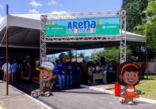 Arena Detranzinho é inaugurada para conscientizar e educar crianças para o trânsito