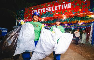 Mais de 1.600 quilos de recicláveis foram coletados em três dias do Verão Massayó