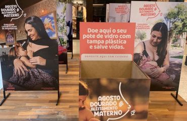 "Qualquer Lugar é Lugar de Amamentar": exposição chega aos shoppings de Maceió