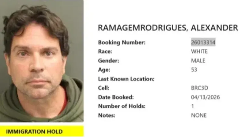 Governo dos EUA divulga foto de Ramagem após ser preso pelo ICE; confira