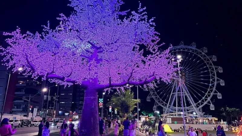 Iluminação de Natal no Parque Massay-ó-k encanta maceioenses e turistas
