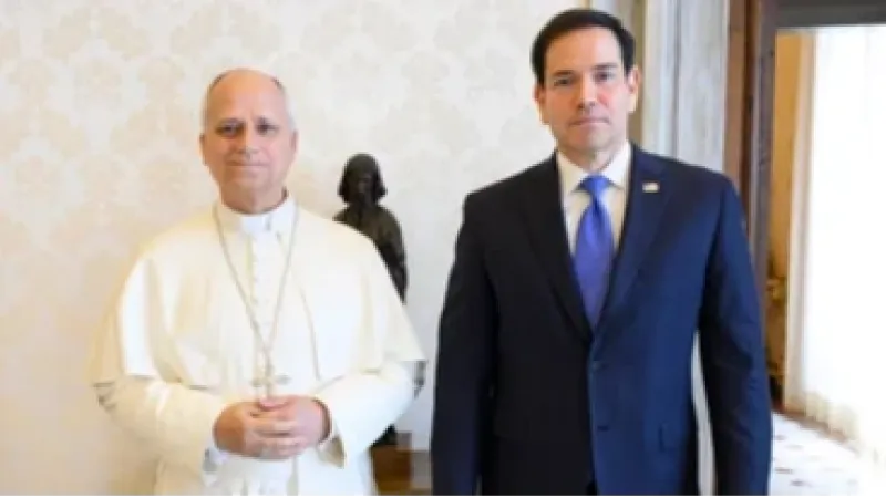 Marco Rubio se reúne com o papa Leão XIV no Vaticano após críticas de Trump