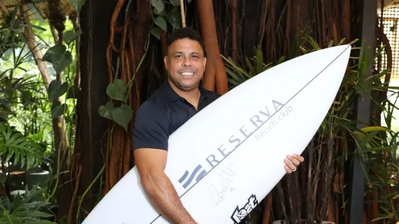 Ex-jogador Ronaldo vira sócio de clube de luxo com praia artificial e ondas de surfe