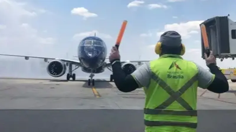 Ventania em Congonhas e Guarulhos impacta Aeroporto de Brasília