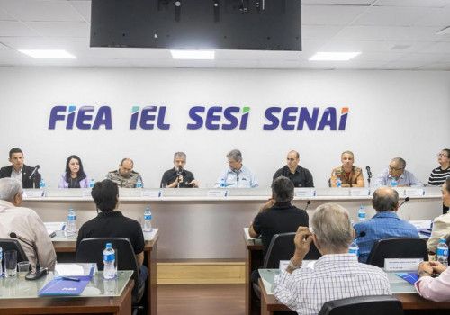 Flávio Saraiva apresenta avanços da segurança pública em encontro na Federação das Indústrias
