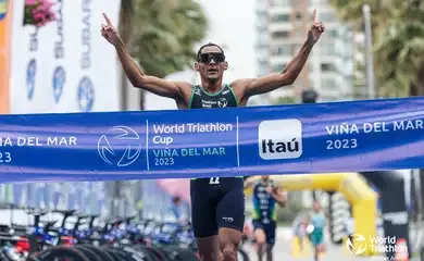 Brasil conquista dobradinha na Copa do Mundo de triatlo