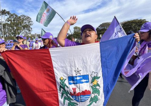 Delegação alagoana participa da Marcha das Margaridas 2023 em Brasília