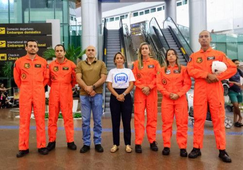 Governo de Alagoas envia médicos e enfermeiros do grupamento aéreo para auxiliar em resgates no RS