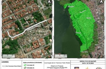 Defesa Civil interdita via no Pinheiro para demolições de imóveis