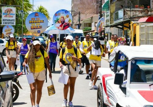 Blitz educativa: Sesau dá início à campanha Violência Não é Nossa Praia, no Litoral Norte