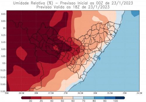 Semarh faz alerta de Baixa Umidade no Sertão de Alagoas