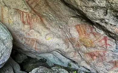 Instituições se unem para desvendar pinturas rupestres em Itatiaia