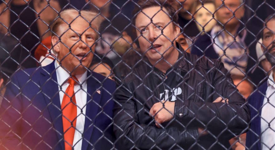 Trump retorna ao Madison Square Garden de modo triunfal para evento do UFC
