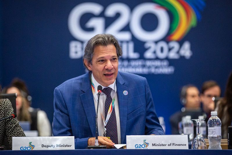 Taxação de bilionários: G20 terá ‘documento histórico’ sobre tributação, diz Haddad