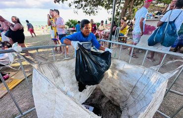 Autarquia de Limpeza Urbana realiza coleta seletiva durante a Festa das Águas