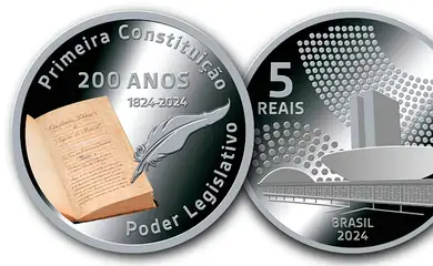  BC libera 4 mil unidades de moeda de 200 anos da Constituição de 1824