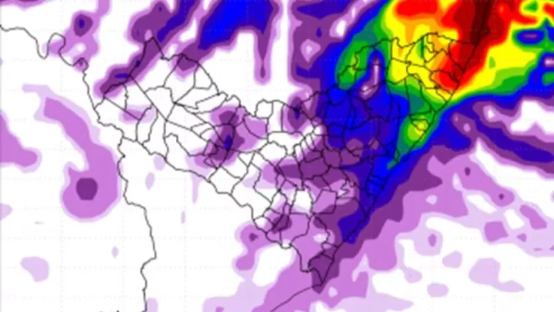 Defesa Civil Estadual prevê chuvas fortes e moderadas em todas as regiões de Alagoas