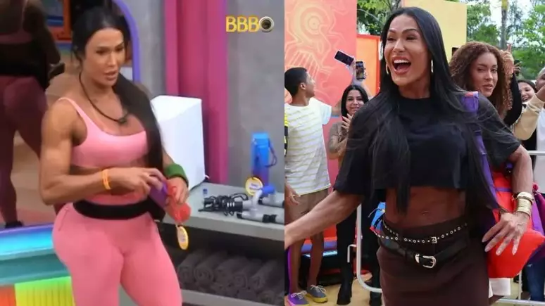Gracyanne Barbosa cogita apertar botão e desistir do jogo