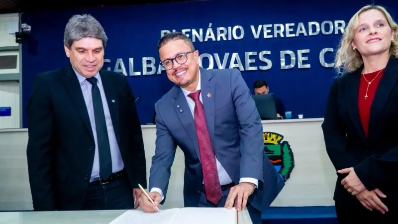 Charles Hebert é empossado vereador e defende agenda positiva para enfrentar desafios e avanços na área do esporte