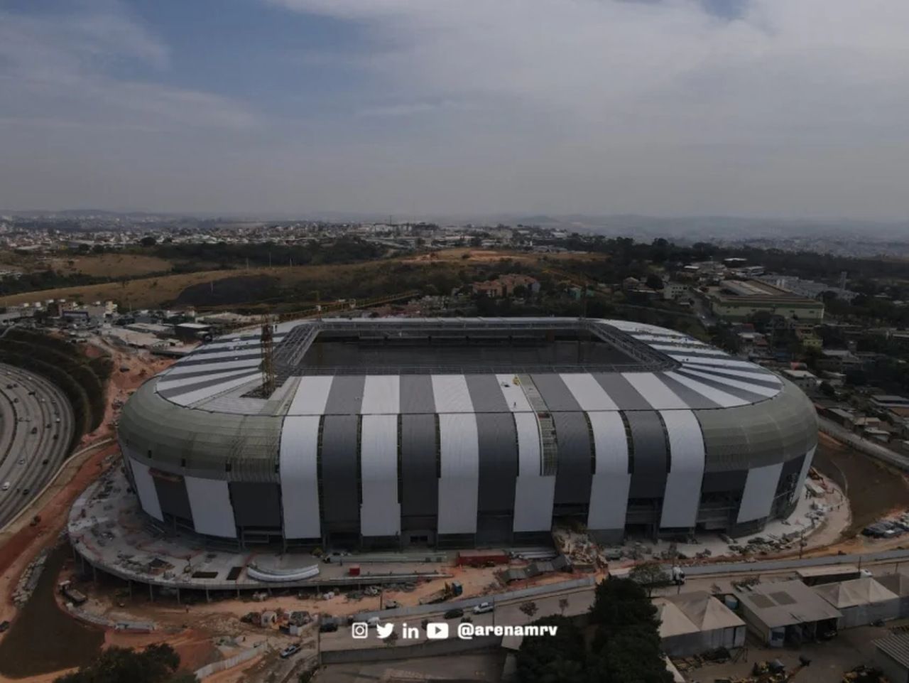 Atlético-MG busca crédito de R$ 240 milhões para fase final de construção da Arena MRV