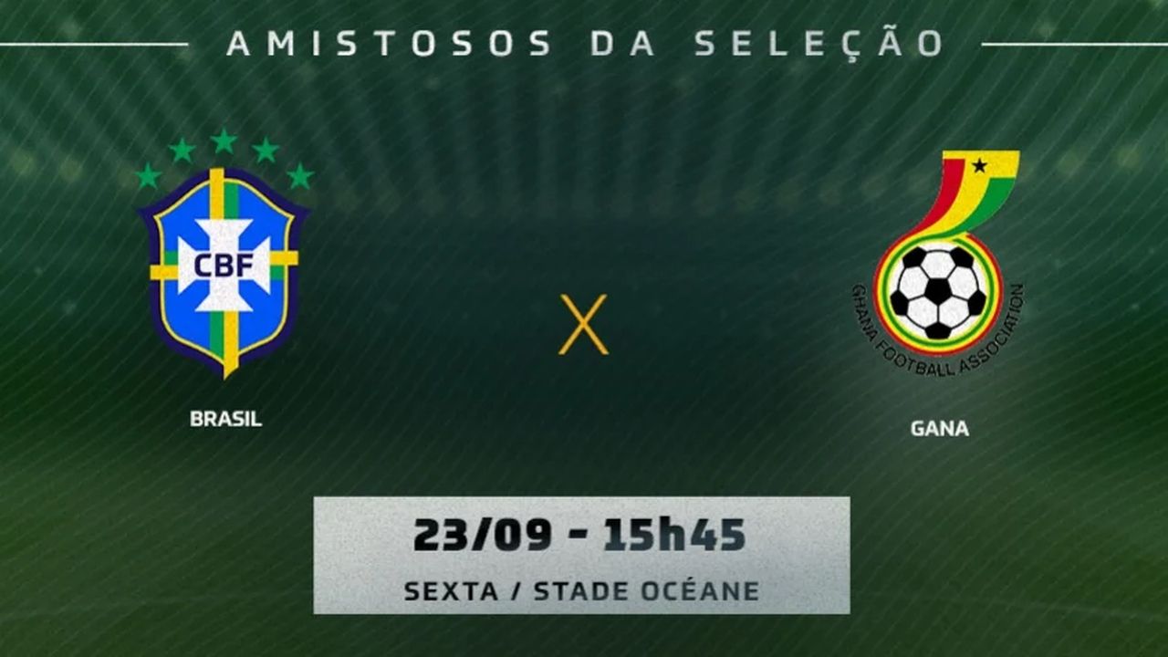 Brasil x Gana: prováveis times, desfalques e onde assistir ao amistoso
