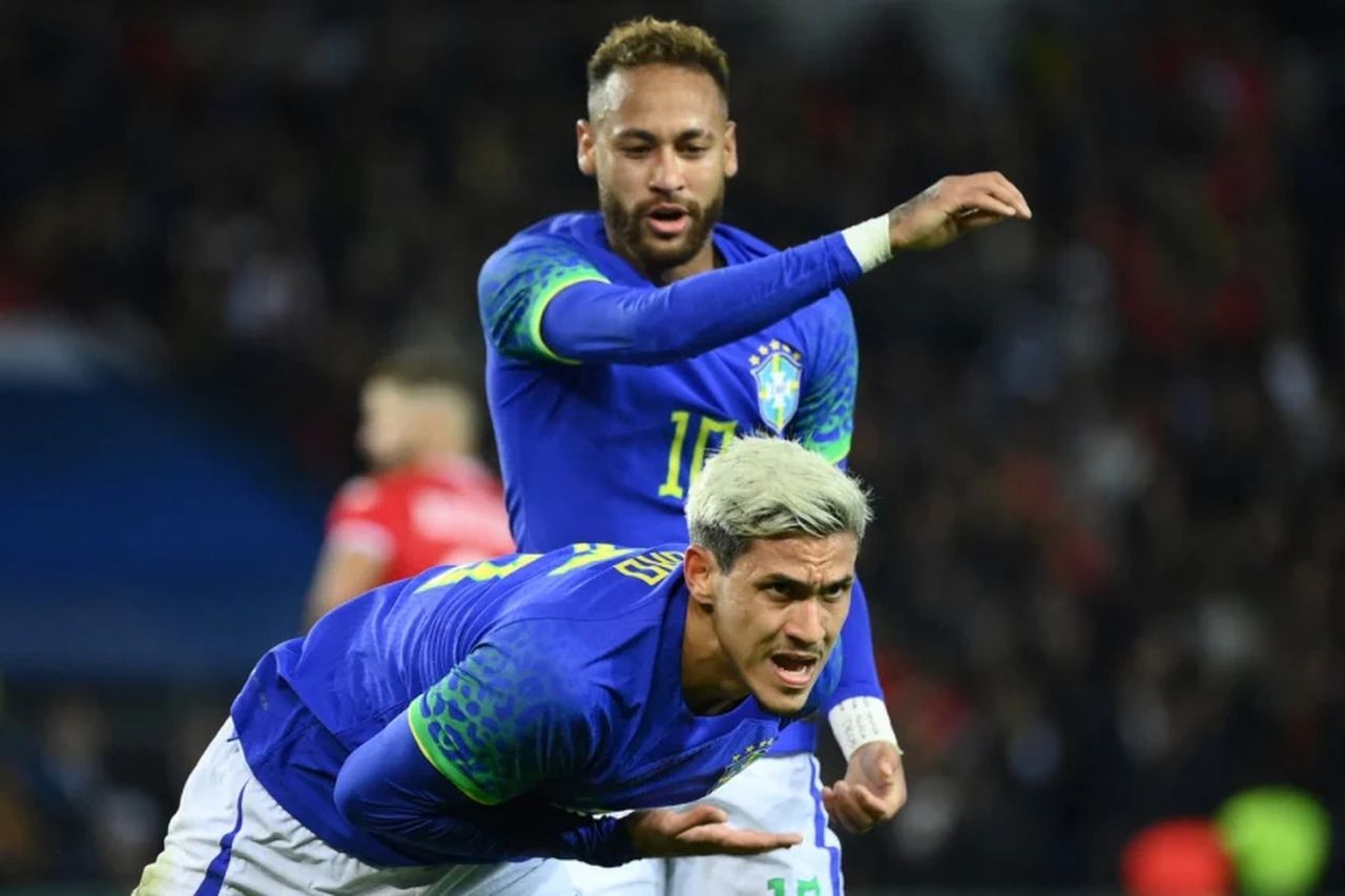 Com direito a gol de Pedro, Brasil goleia a Tunísia em último amistoso pré-Copa