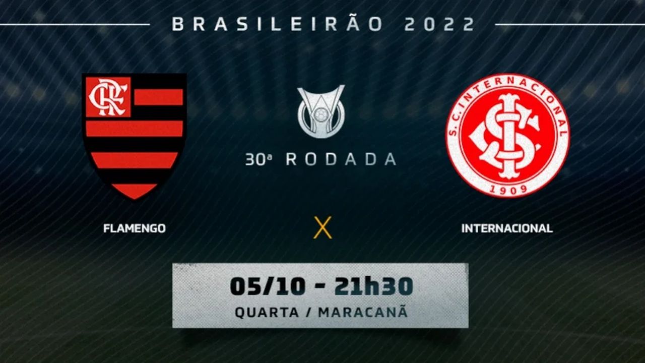 Flamengo x Internacional: onde assistir, prováveis times e desfalques do jogo pelo Brasileirão