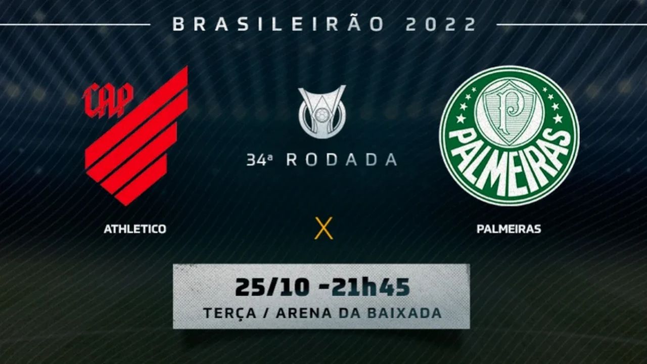 Athletico-PR x Palmeiras: prováveis times, desfalques e onde assistir ao jogo pelo Brasileirão