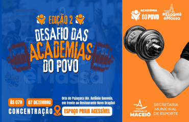 Atividades esportivas marcam desafio das Academias do Povo no sábado (7)
