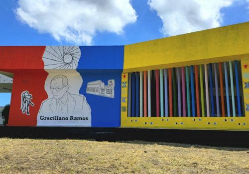 Mural Ilustre Alagoano: Graciliano Ramos é inaugurado na Ufal com apoio do Governo de Alagoas