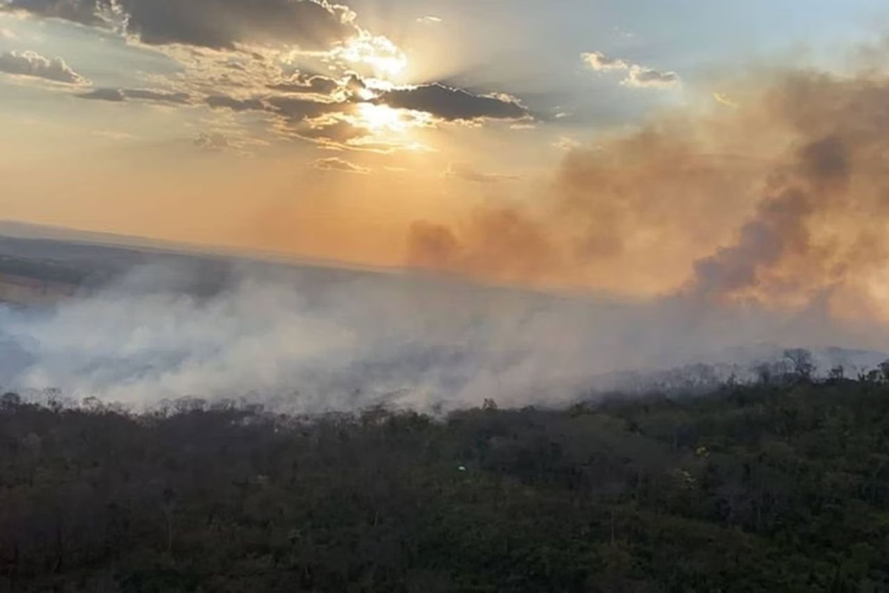 Fogo consome parque que é escudo ambiental para 2,1 milhões de pessoas