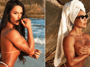 Gracyanne Barbosa posa de topless e faz reflexão