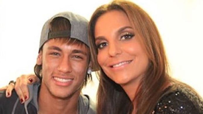 Neymar e Ivete dão exemplo materiais aos filhos