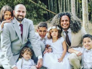 Marido de homem que morreu após gravar ‘Domingão’ tem 5 filhos para criar