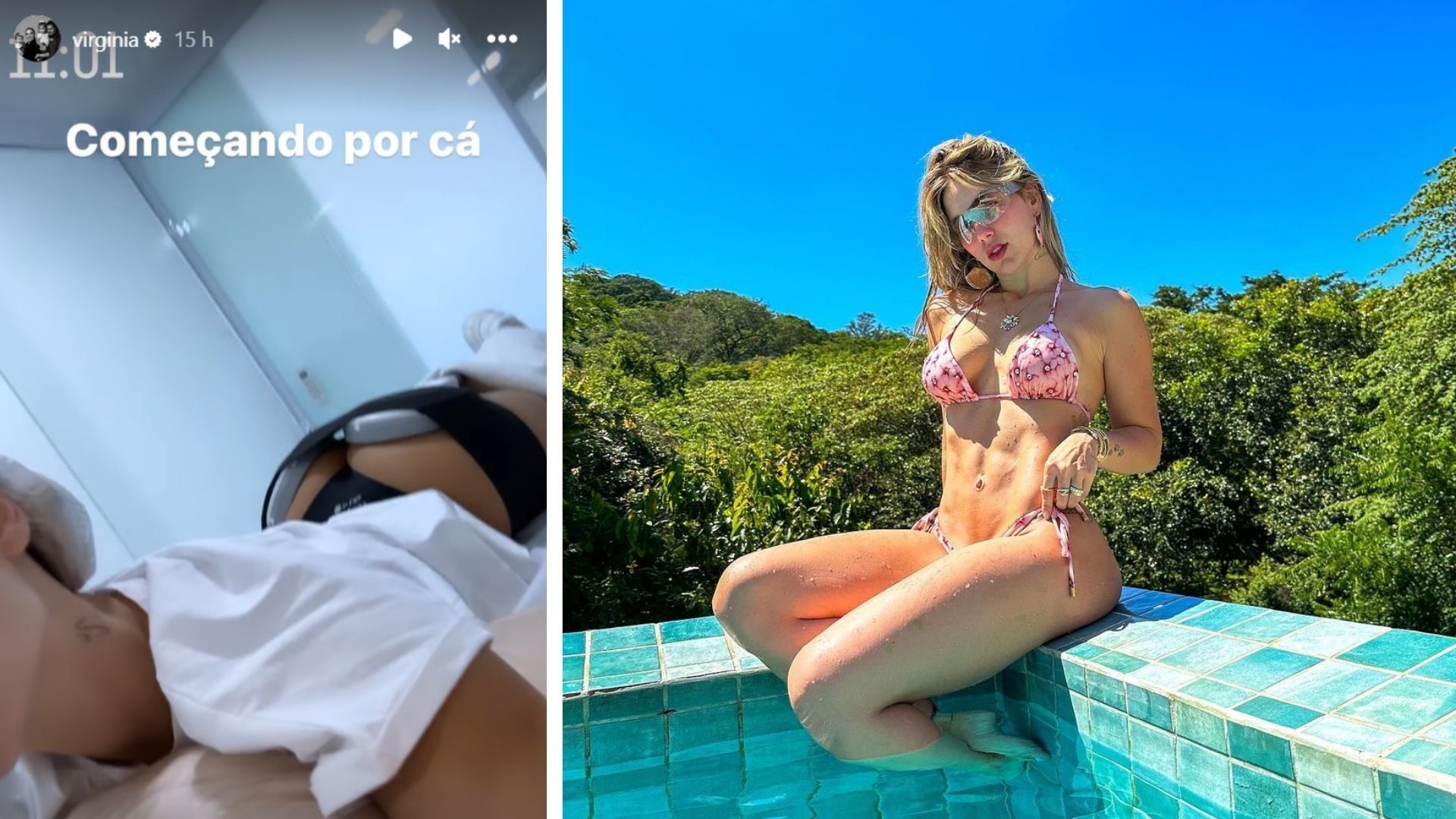 Virginia Fonseca faz procedimento estético no bumbum