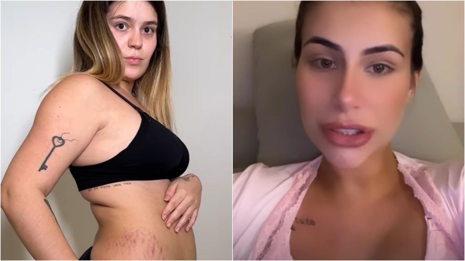 Influenciadora critica Viih Tube por marcas no corpo