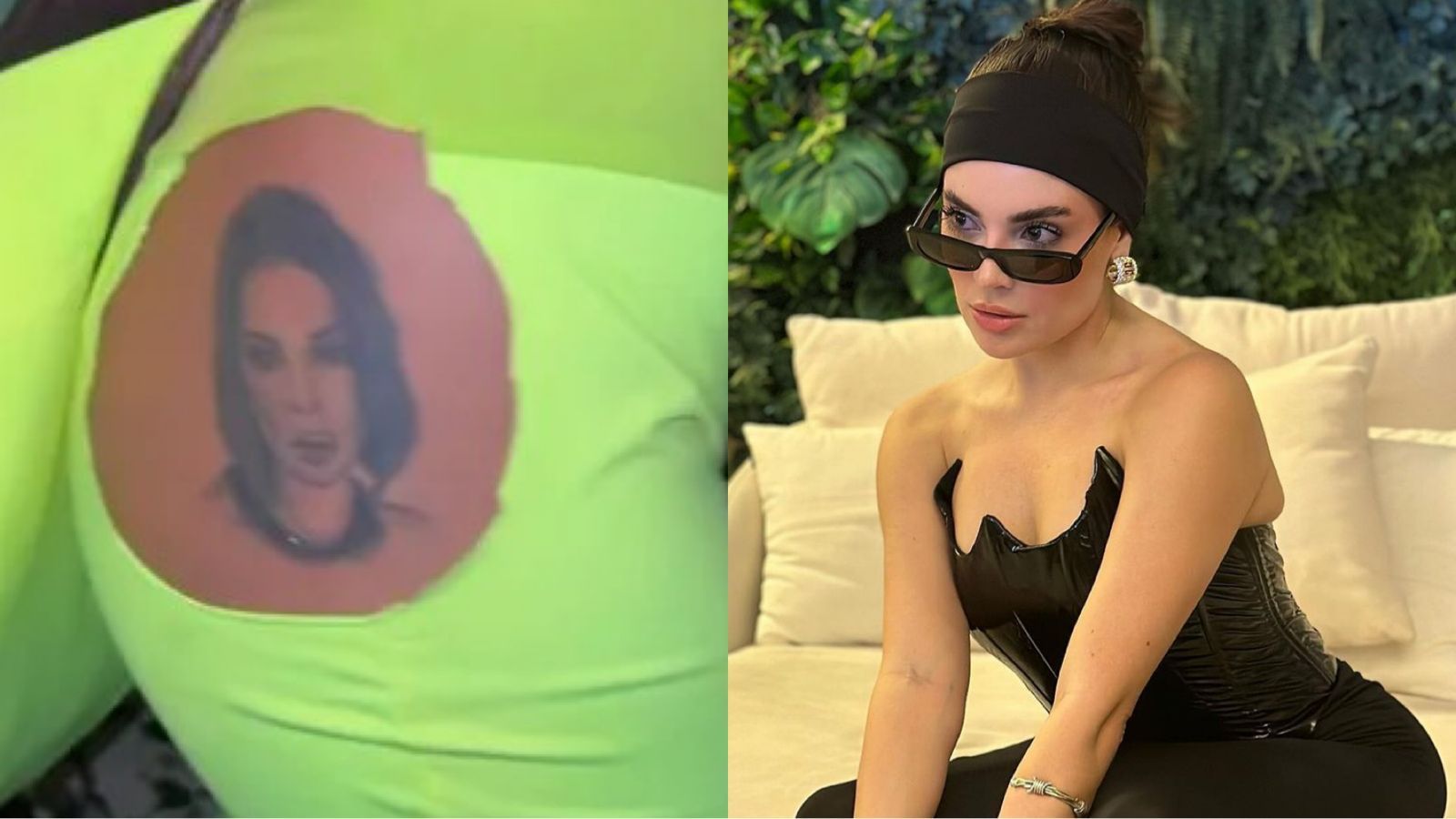 Fã de Gkay tatua rosto da influencer em local surpreendente