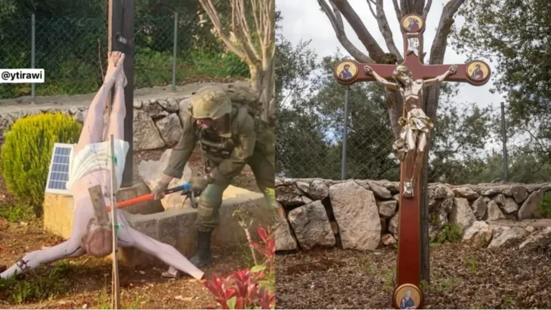 Israel substitui estátua de Cristo destruída por ataque de militares no Líbano