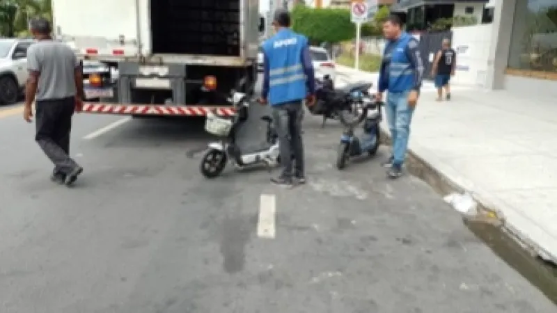 Semsc apreende bicicletas elétricas usadas em aluguel irregular na orla de Maceió
