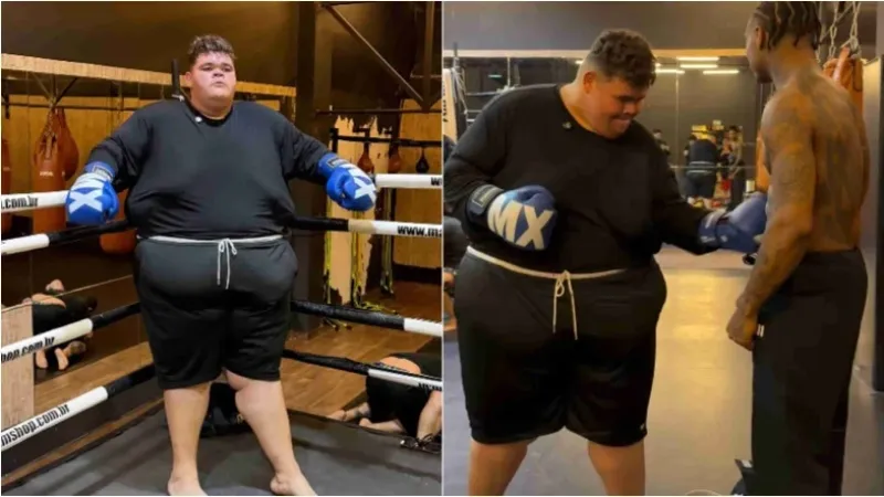Gordão da XJ adere a artes marciais após eliminar 115 kg: ‘Mais um treino’