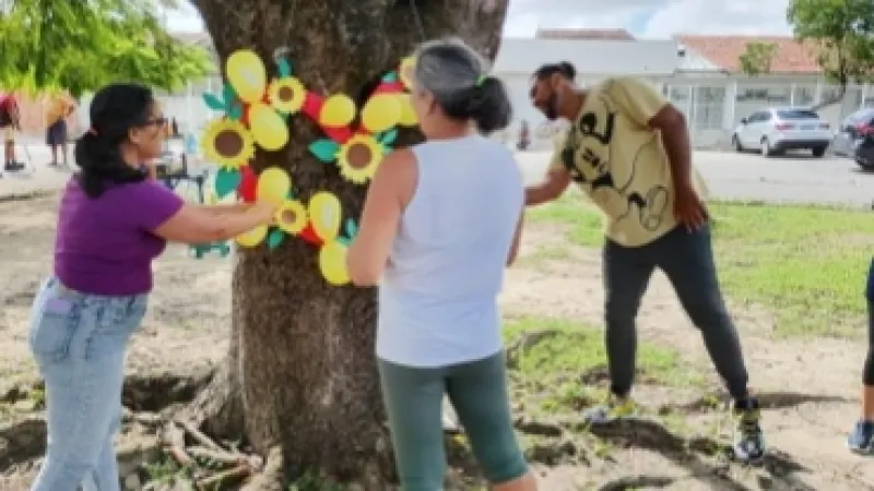 Núcleo de Atividade Física do Feitosa promove atividade de valorização da vida