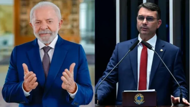 Lula e Flávio Bolsonaro empatam em cenários de primeiro e segundo turno, diz Quaest