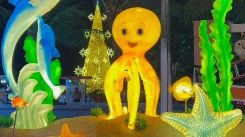 Natal de Todos Nós ganha elementos marítimos que simbolizam Maceió