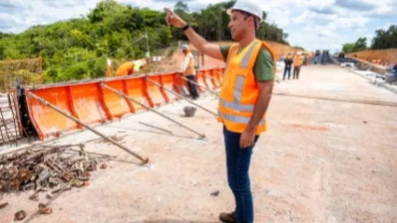 Linha Verde avança e chega ao Antares com 80% das obras concluídas