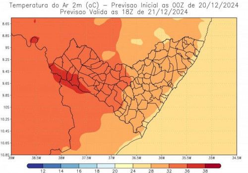 Verão 2024/2025 em Alagoas deve ser de altas temperaturas e chuvas abaixo da média