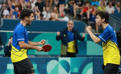 Brasil avança às quartas do tênis de mesa por equipes masculinas
